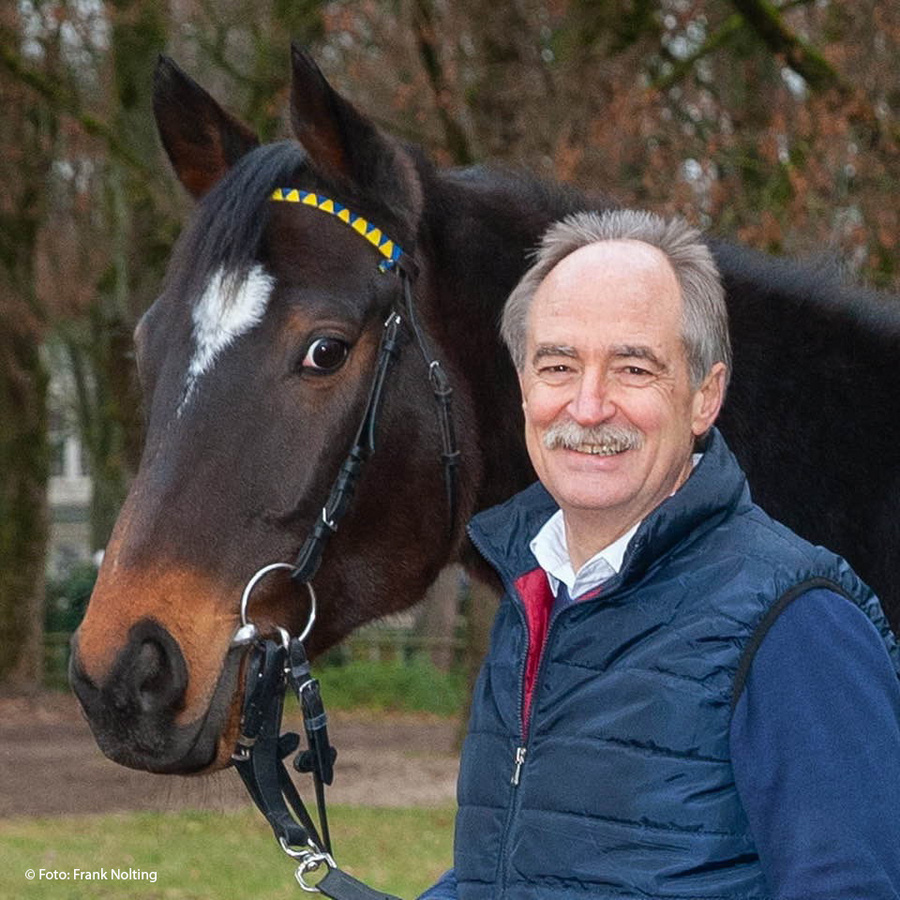 Klaus Wilhelm mit dem Erfolgspferd Wonnemond